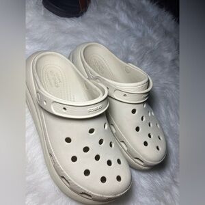 CROCS Classic Clogs in Off-White